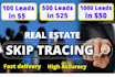 do real estate skip tracing within 24 hours