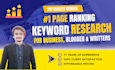 keyword research for your website and blog seo