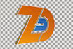 3d logo spinning with transparent background in gif format