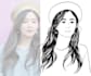 create portrait line art from your photo