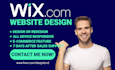 design wix website, redesign wix website,ecommerce wix website