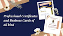 design professional and custom certificate templates