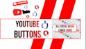 add animated social media buttons and  lowers third on video