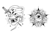 create a custom line art tattoo in my style