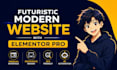 recreate redesign copy website using wordpress elementor pro