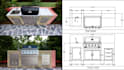 design your 3d outdoor kitchen, measurements blueprint plan and appliances