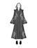 design abaya design with technical drawing