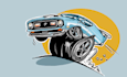 draw a cartoon car