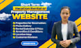 create a  vacation rental website, property management website, airbnb website