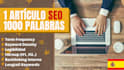 escribir 1 artículo SEO optimizado de 1000 palabras