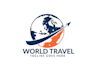 design good looking travel logo with new concept