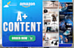 create amazon a plus content, product photo editing