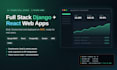 develop full stack django react web app and deploy it on AWS