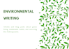 write articles and blog posts about sustainable living