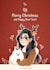 draw custom personalized christmas holidays greeting card gift