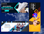 design interactive website, facebook banner, or header