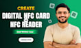create digital nfc card or nfc reader writer apps