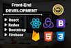 do front end development in react  js
