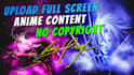 edit and create no copyright anime video for youtube