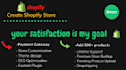 create, launch and manage shopify dropshipping store