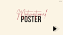 create outstanding motivational poster design