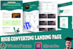 design landing page or squeeze page