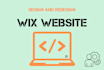 design wix e commerce website