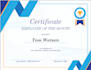 design professional award and custom certificate designs