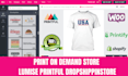 design print on demand store in wordpress or shopify lumise
