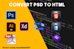 do front end development css html psd to html javascript
