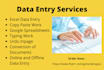 do data entry, copy paste, typing, urdu inpage and file conversions
