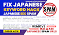 fix japanese keyword hack, japanese SEO spam, wordpress malware removal