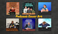 design unique cartoon podcast cover art, logo, and thumbnail