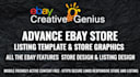 custom ebay store and listing template design, ebay banners