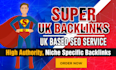 do link building by creating high quality UK backlinks from UK traffic websites