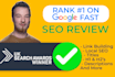 review your website from an SEO perspective