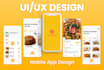design creative and unique mobile app ui ux
