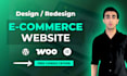 create an ecommerce website using wordpress woocommerce website and webshop