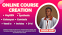 create online course, elearning video course, training video with ai avatar