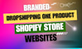 highly converting branded one product store