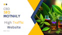 do monthly SEO for cbd vape, cannabis, marijuana