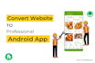 convert your website or html into an android app and connect to admob