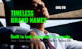 craft your timeless brand name in french or english