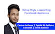 setup high converting audience for your facebook ad campaign