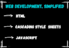 teach you web development using HTML, CSS and javascript