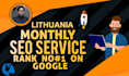skyrocket your website by monthly local SEO in lithuania