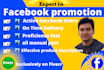 do organic facebook promotion for your business to bring the USA traffic