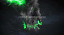 create this dark magic logo animation