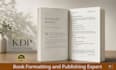 format and publish ebooks, paperbacks for amazon kindle KDP and ingramspark