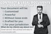 write a powerful and professional legal contract